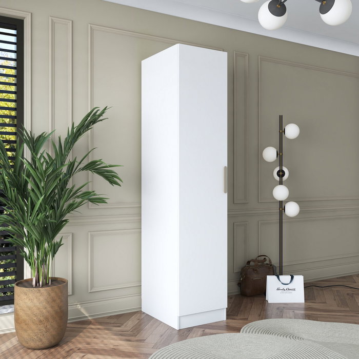 Hanah Home Armario Blanco con Estanterías